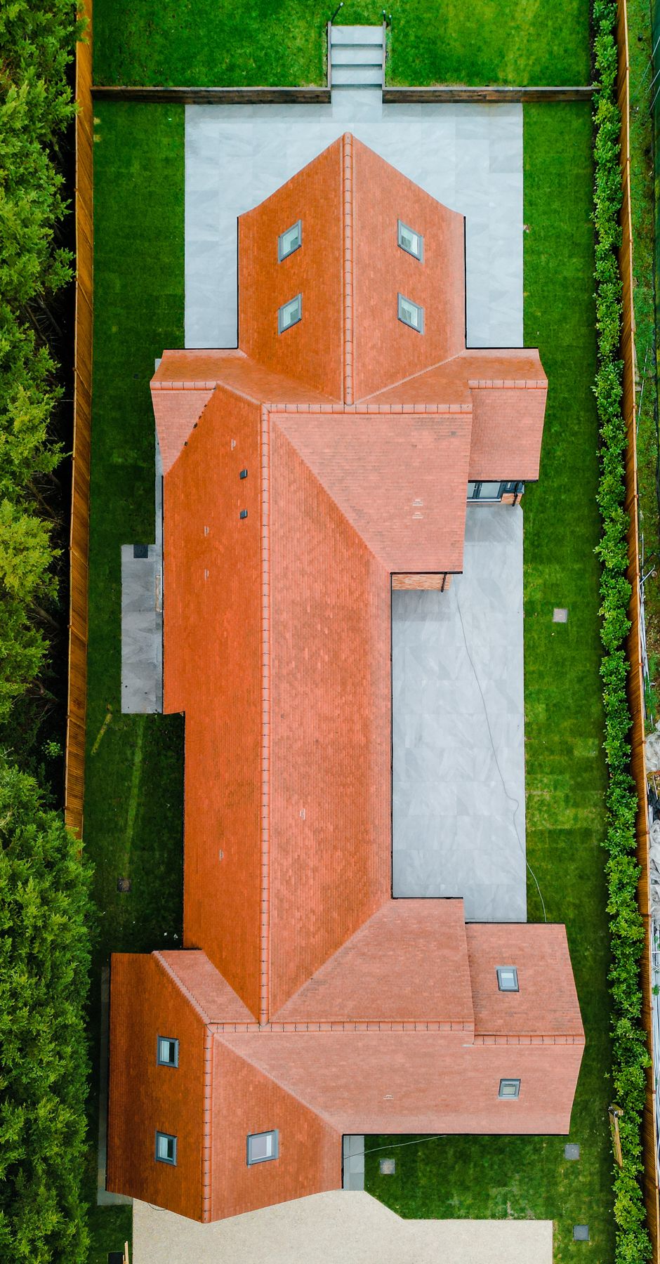 Drone shot of a new build wired by Nexus Electrical